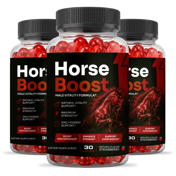 Horse Boost – truskawkowe żelki dla mężczyzn
